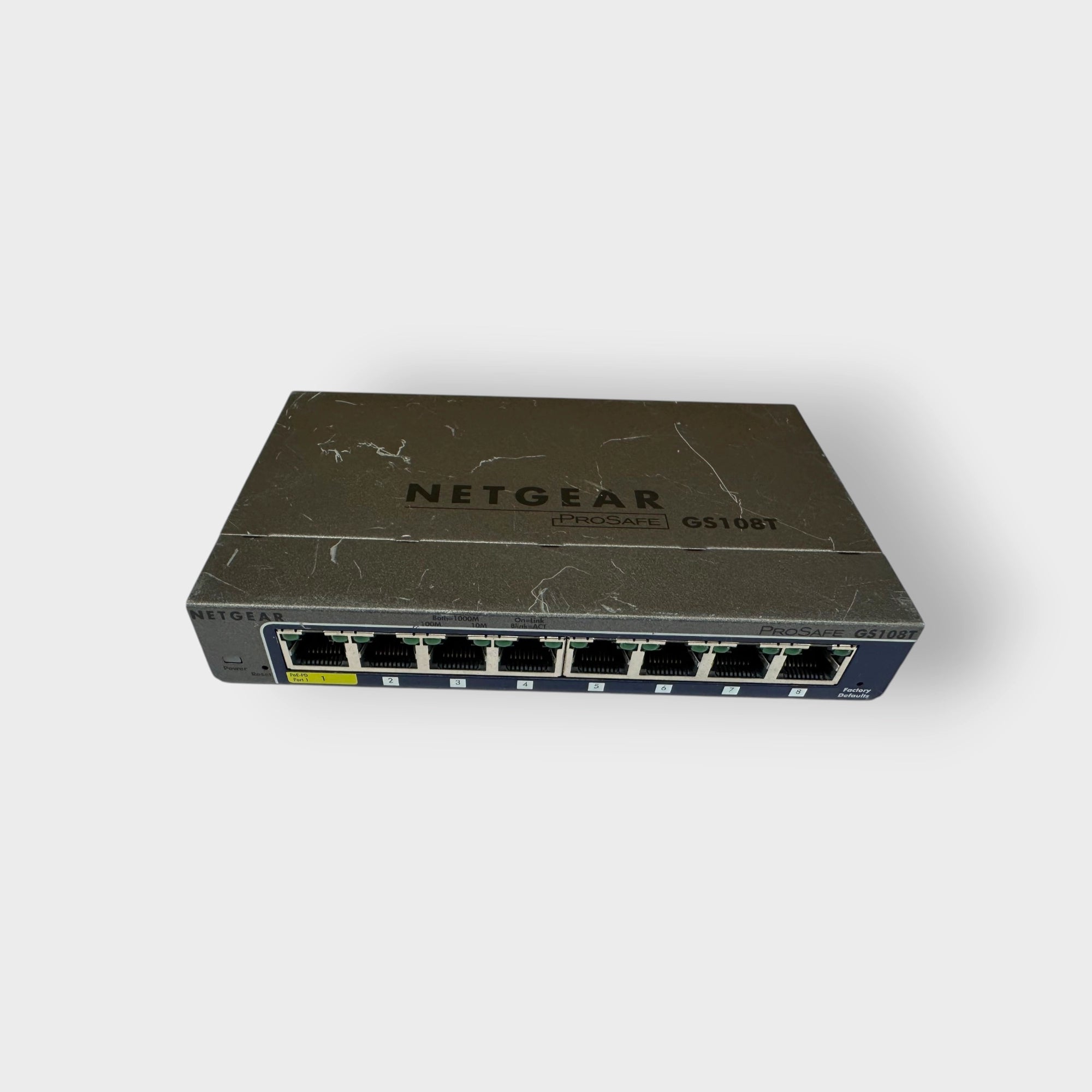 NETGEAR GS108T ProSafe 8-Port Gigabit Smart Switch | Branded Used