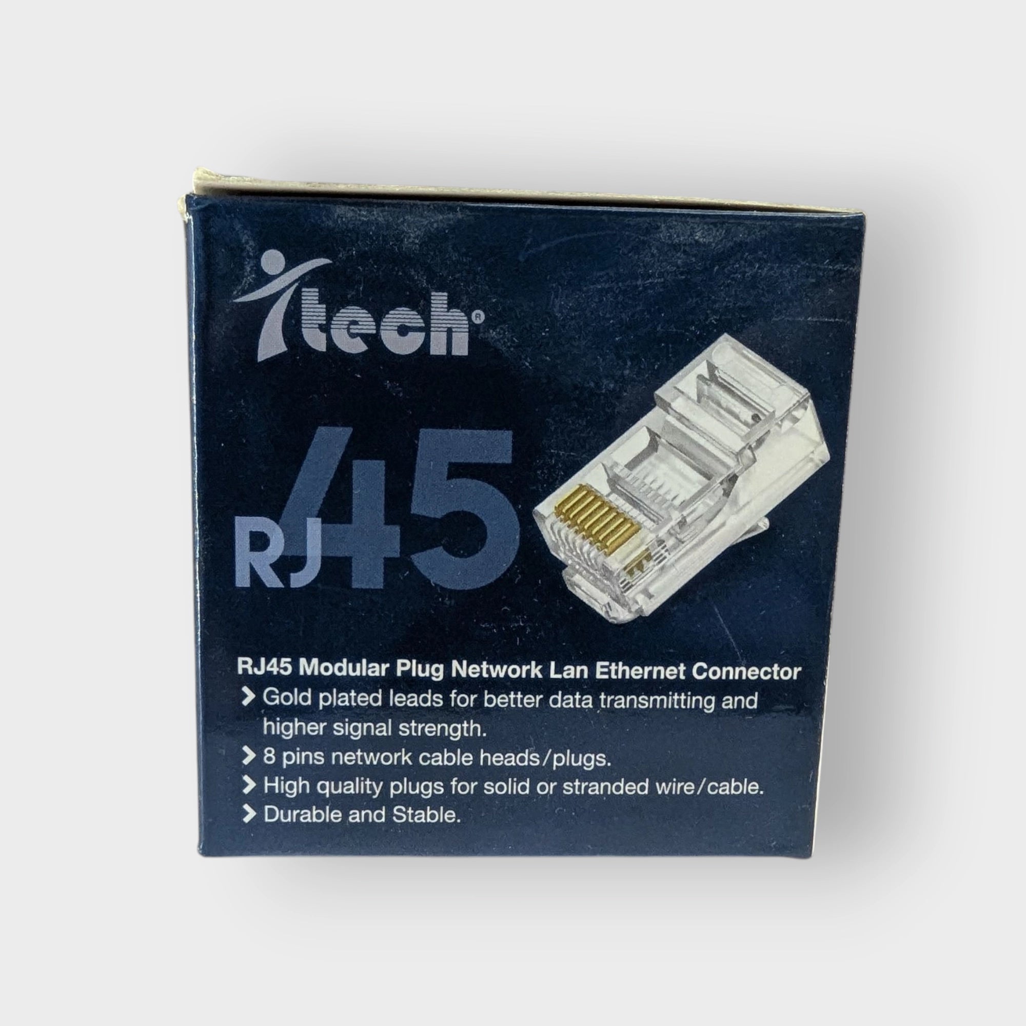 Cat5/Cat5e RJ 45 Cable Connector - Pack Of 100 Pieces