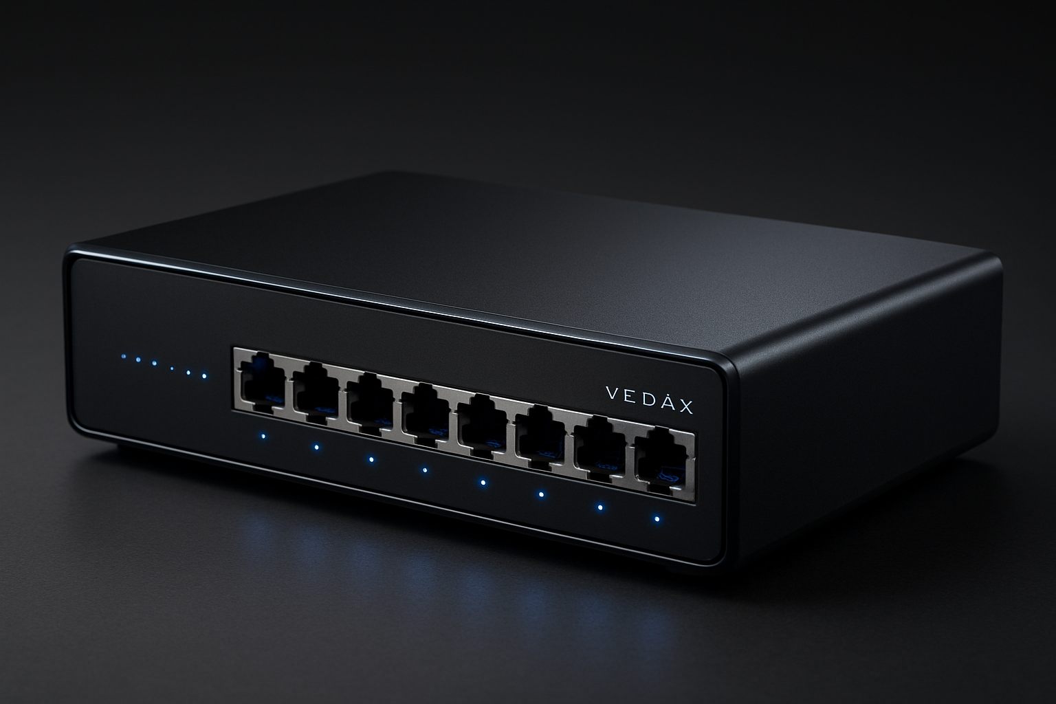 good looking ethernet switch matching my theme vedax